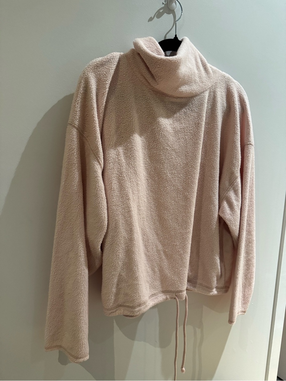 aerie Plush Mock Neck Pullover Sweater - Light Blush pink